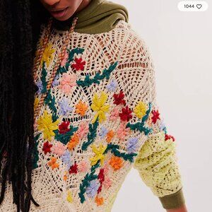Free People Wild Meadow Pullover – M – MSRP $228